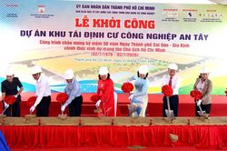 Khởi công dự án khu tái định cư công nghiệp An Tây