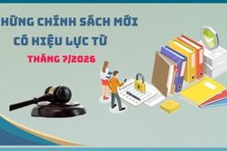 Những chính sách kinh tế có hiệu lực từ tháng 7/2026