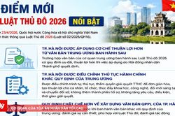 12 điểm mới nổi bật của Luật Thủ đ&ocirc; 2026