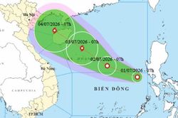 Biển Đông xuất hiện áp thấp nhiệt đới, bão số 1 năm 2026 có thể sắp hình thành