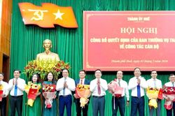 Huế điều động, bổ nhiệm loạt cán bộ