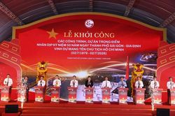 Dấu mốc 50 năm mang tên Bác, TP.HCM khởi công 8 dự án trọng điểm hơn 253.000 tỷ đồng