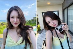 Á hậu Tường San khoe nhan sắc ngọt ngào ở tháng thứ 7 thai kỳ