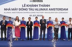 Khánh thành nhà máy đóng tàu Alumax Amsterdam tại Việt Nam