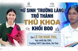 H&agrave; Tĩnh: Nữ sinh 'trường l&agrave;ng' trở th&agrave;nh thủ khoa khối B00