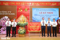 Công ty CP Cấp nước Thanh Hóa kỷ niệm 95 năm thành lập