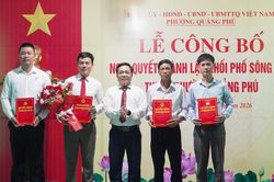 Phường Quảng Phú thành lập 5 khối phố mới