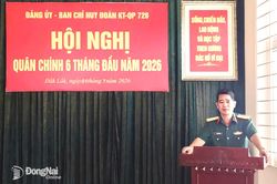 Đoàn Kinh tế - Quốc phòng 728 quyết tâm hoàn thành thắng lợi nhiệm vụ năm 2026