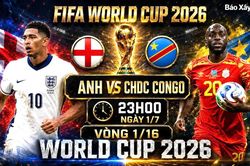 Nhận định, dự đo&aacute;n tỷ số Anh vs CHDC Congo (23h ng&agrave;y 1/7), v&ograve;ng 1/16 World Cup 2026