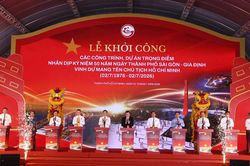 Khởi công 8 dự án trọng điểm dịp 50 năm TP Sài Gòn - Gia Định mang tên Bác