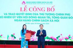 Ngân hàng Chính sách xã hội có tân Tổng Giám đốc từ ngày 1/7/2026