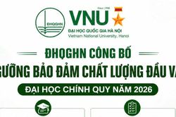Đại học Quốc gia H&agrave; Nội c&ocirc;ng bố ngưỡng điểm s&agrave;n nhận hồ sơ x&eacute;t tuyển l&agrave; 19