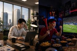 Dân văn phòng 'trổ tài' quản trị thời gian mùa World Cup