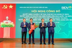 BIDV công bố quyết định nhân sự cấp cao