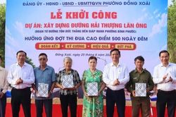 48 hộ dân đồng thuận hiến đất để làm đường 90 tỷ đồng