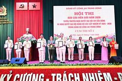 Cụm thi đua số 2 trao giải Báo cáo viên giỏi tuyên truyền Nghị quyết XIV của Đảng