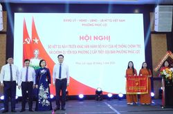 Phường Ph&uacute;c Lợi sơ kết một năm vận h&agrave;nh m&ocirc; h&igrave;nh ch&iacute;nh quyền địa phương hai cấp