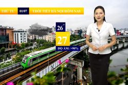 Dự b&aacute;o thời tiết s&aacute;ng | 01/07/2026