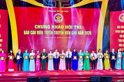 Chung khảo Hội thi Báo cáo viên, tuyên truyền viên giỏi