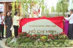 Phường Bình Hưng Hòa khánh thành không gian văn hóa Hồ Chí Minh