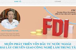 PGS.TS Nguyễn Văn Nam: Ph&aacute;t triển vốn đầu tư nước ngo&agrave;i phải lấy chuyển giao c&ocirc;ng nghệ l&agrave;m trung t&acirc;m