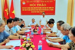 Hội Khuyến học Hưng Yên hội thảo gắn giáo dục tài chính thông minh với xây dựng công dân học tập