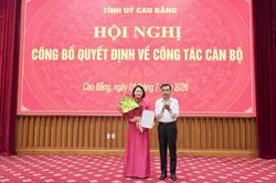 Hội nghị công bố quyết định của Ban Thường vụ Tỉnh ủy về công tác cán bộ