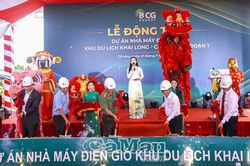 Động thổ dự án Nhà máy điện gió Khai Long