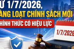 Từ 1/7/2026, loạt chính sách mới chính thức có hiệu lực: Người lao động, viên chức, người kinh doanh và hàng triệu người dân cần biết