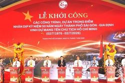TPHCM khởi công 8 dự án trọng điểm chào mừng 50 năm Thành phố vinh dự mang tên Bác