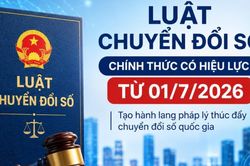 Chính thức 1/7: Luật Chuyển đổi số có hiệu lực