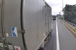 Phạt t&agrave;i xế xe tải vượt ẩu tr&ecirc;n Quốc lộ 1 từ phản &aacute;nh qua ứng dụng VNeTraffic