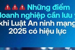 Luật An ninh mạng 2025 có hiệu lực từ hôm nay 1-7: Doanh nghiệp cần lưu ý gì?