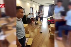 Biến căn hộ chung cư th&agrave;nh kho h&agrave;ng giả, b&aacute;n mực in qua mạng x&atilde; hội