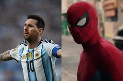 Messi gây sốt với 'Người Nhện'