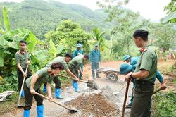 Phú Thọ: Khởi công mô hình 'Con đường dân vận'
