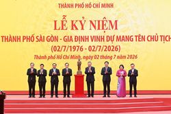 TP.HCM trọng thể kỷ niệm 50 năm Ng&agrave;y Th&agrave;nh phố vinh dự mang t&ecirc;n B&aacute;c