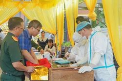 Th&aacute;i Nguy&ecirc;n lấy mẫu ADN 43 h&agrave;i cốt liệt sĩ chưa r&otilde; th&ocirc;ng tin