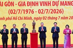 [Ảnh] Tổng Bí thư, Chủ tịch nước Tô Lâm dự Lễ kỷ niệm 50 năm Thành phố mang tên Bác