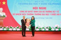 Ông Nguyễn Văn Khải tiếp tục giữ chức vụ Hiệu trưởng Trường đại học Y Dược Hải Phòng