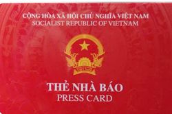 Thẻ nhà báo kỳ hạn 2021-2025 được gia hạn sử dụng đến hết ngày 30/9/2026