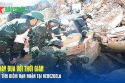 Chạy đua với thời gian để t&igrave;m kiếm nạn nh&acirc;n tại Venezuela