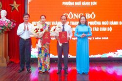 Phường Ngũ Hành Sơn công bố quyết định thành lập Trạm Y tế và kiện toàn công tác cán bộ
