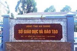 Thanh tra chỉ ra nhiều sai phạm tại Sở Giáo dục và Đào tạo An Giang