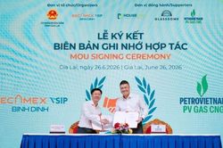 PV GAS CNG đồng hành cùng Becamex VSIP Bình Định thúc đẩy chuyển đổi xanh tại Gia Lai