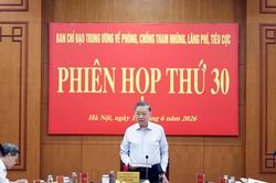 Quy định về bộ máy của BCĐ Trung ương về phòng, chống tham nhũng, lãng phí, tiêu cực