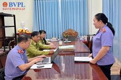 VKSND Khu vực 8 tỉnh An Giang trực tiếp kiểm s&aacute;t tại Hạt Kiểm l&acirc;m khu vực IV