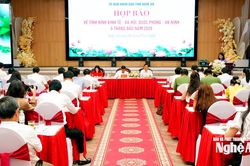 Nghệ An họp b&aacute;o về kinh tế - x&atilde; hội, quốc ph&ograve;ng - an ninh 6 th&aacute;ng đầu năm 2026