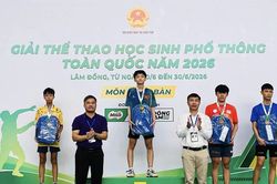 H&agrave; Nội gi&agrave;nh 103 huy chương tại Giải thể thao học sinh to&agrave;n quốc