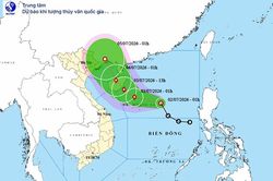 Thời tiết ngày 2/7: Áp thấp nhiệt đới trên Biển Đông có khả năng mạnh lên thành bão